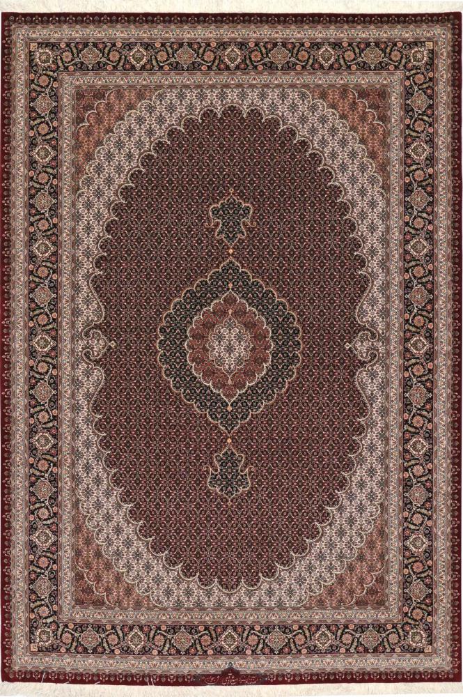 Persian Rug Tabriz Mahi 8'0"x5'6" 8'0"x5'6", Persian Rug Knotted by hand