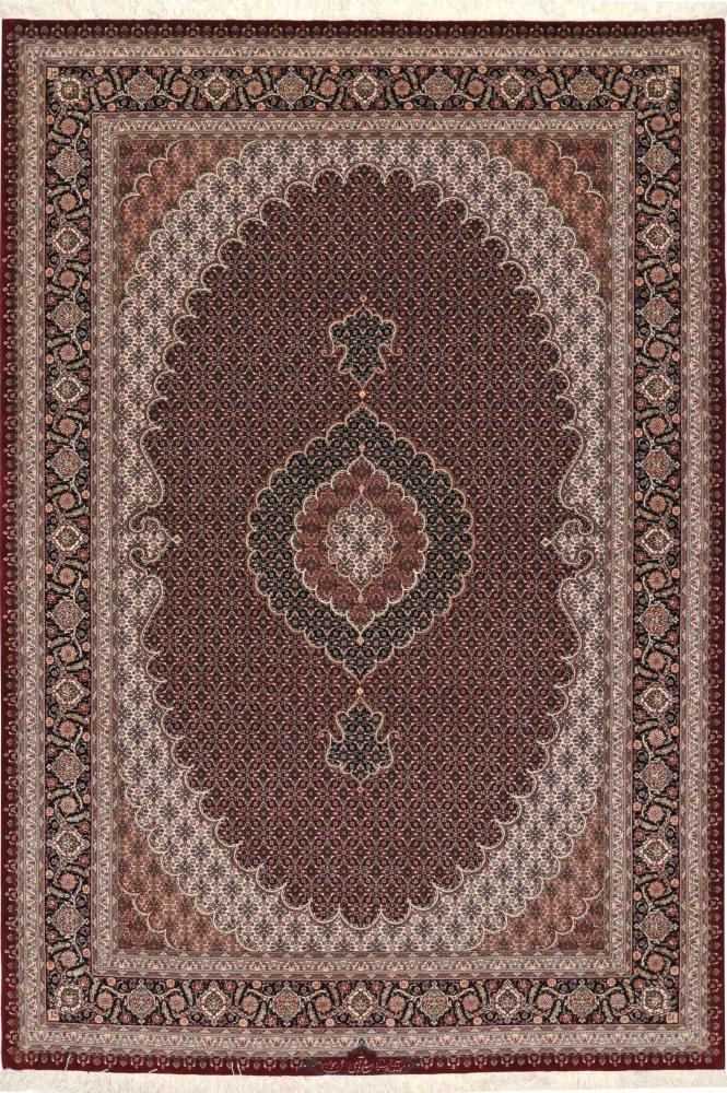 Tapis persan Tabriz Mahi 8'0"x5'6" 8'0"x5'6", Tapis persan Noué à la main