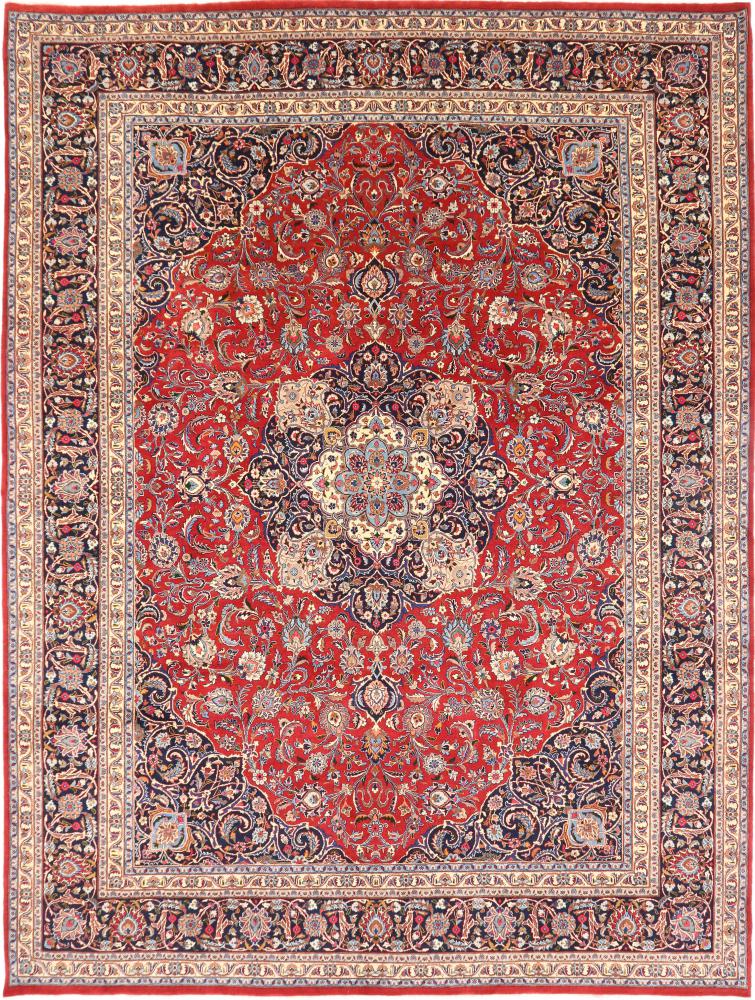 Persialainen matto Mashhad 12'11"x9'8" 12'11"x9'8", Persialainen matto Solmittu käsin