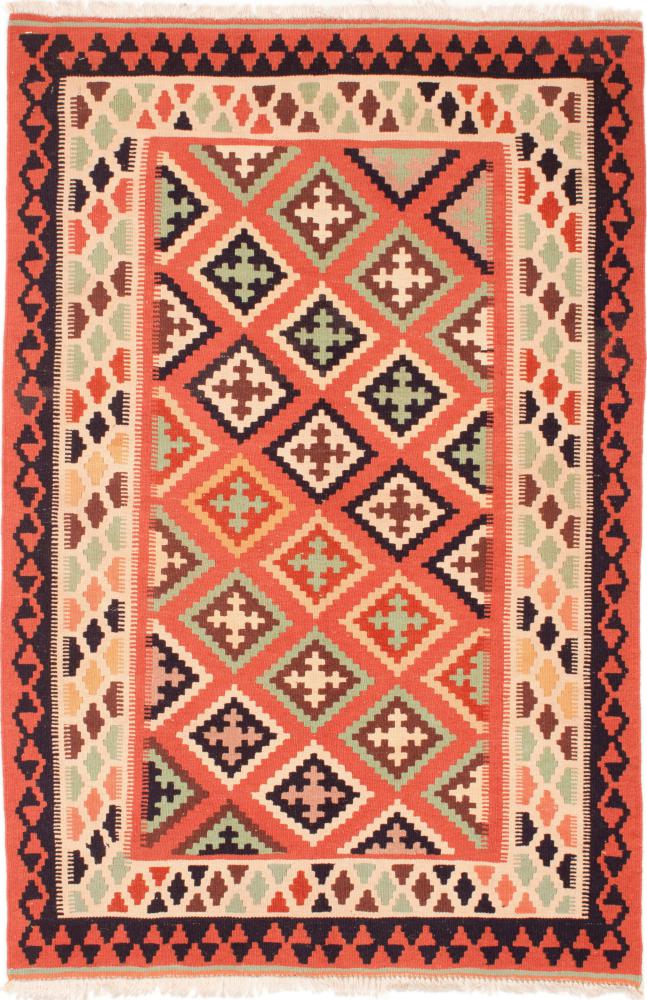  ペルシャ絨毯 キリム Fars 153x101 153x101,  ペルシャ絨毯 手織り