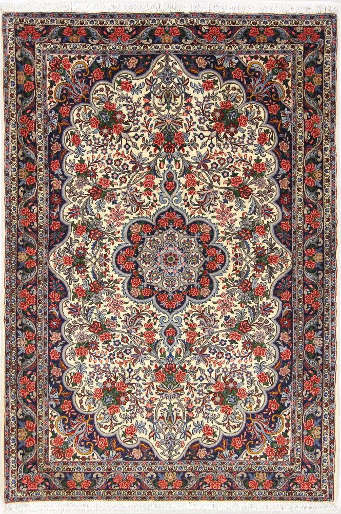 Persian Rug Bidjar 5'3"x3'5" 5'3"x3'5", Persian Rug Knotted by hand