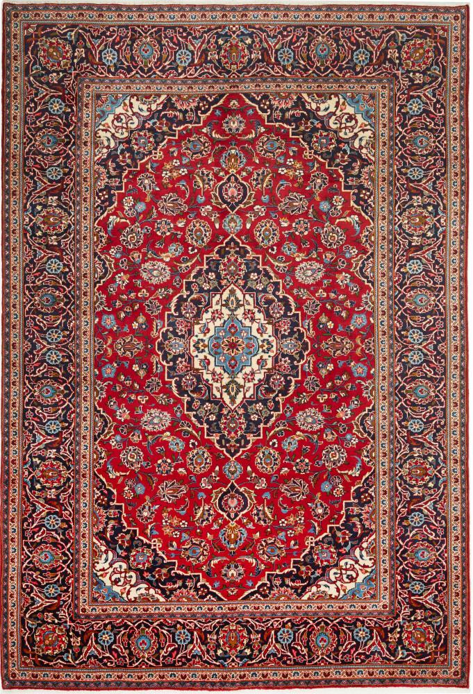 Tapis persan Kashan 297x201 297x201, Tapis persan Noué à la main