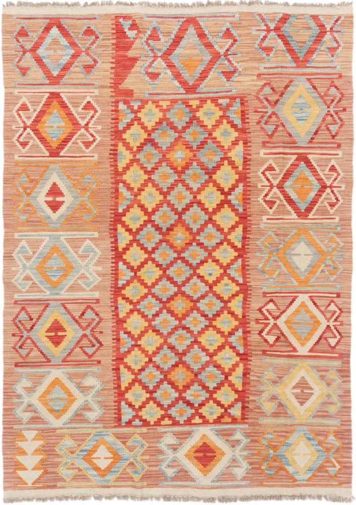 Afghan rug Kilim Afghan 5'8"x3'11" 5'8"x3'11", Persian Rug Woven by hand