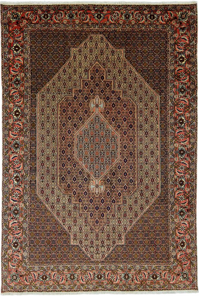 Persian Rug Senneh 9'8"x6'4" 9'8"x6'4", Persian Rug Knotted by hand