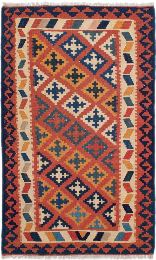 Persian Rug Kilim Fars 5'11"x3'7" 5'11"x3'7", Persian Rug Woven by hand