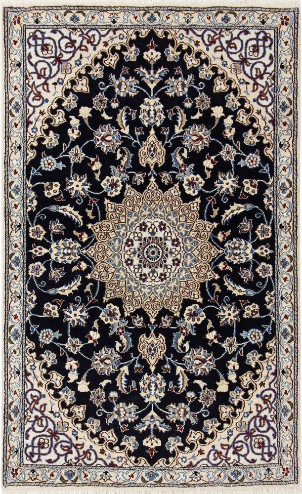 Persian Rug Nain 9La 5'0"x3'1" 5'0"x3'1", Persian Rug Knotted by hand