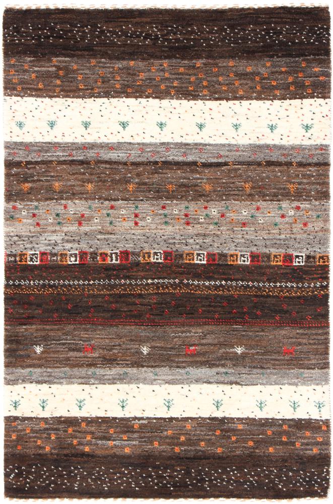 Tapis persan Persan Gabbeh Loribaft Atash 122x81 122x81, Tapis persan Noué à la main