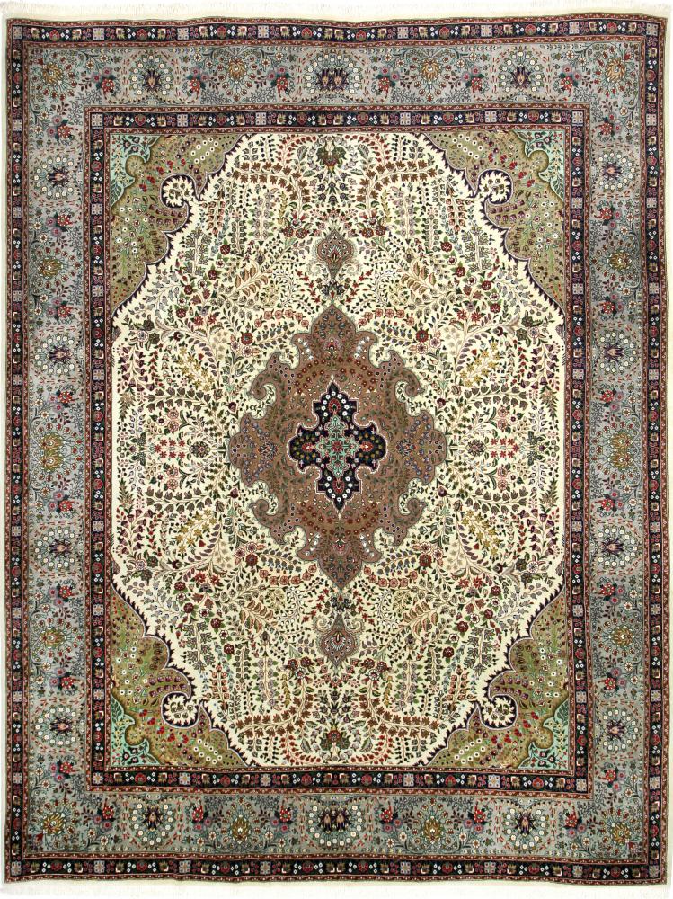 Tapis persan Tabriz Antique 401x305 401x305, Tapis persan Noué à la main