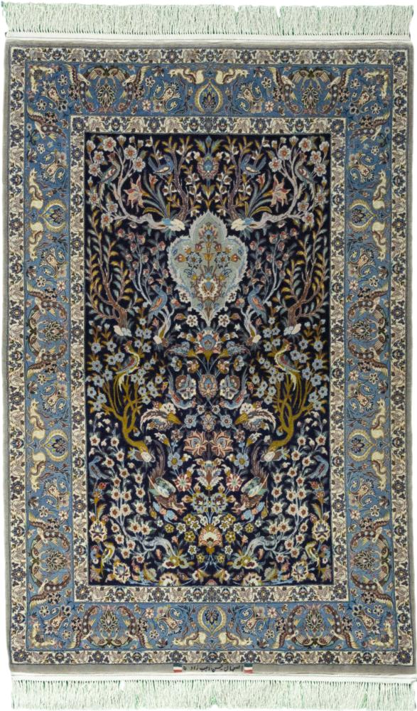 Persian Rug Isfahan 5'9"x3'8" 5'9"x3'8", Persian Rug Knotted by hand