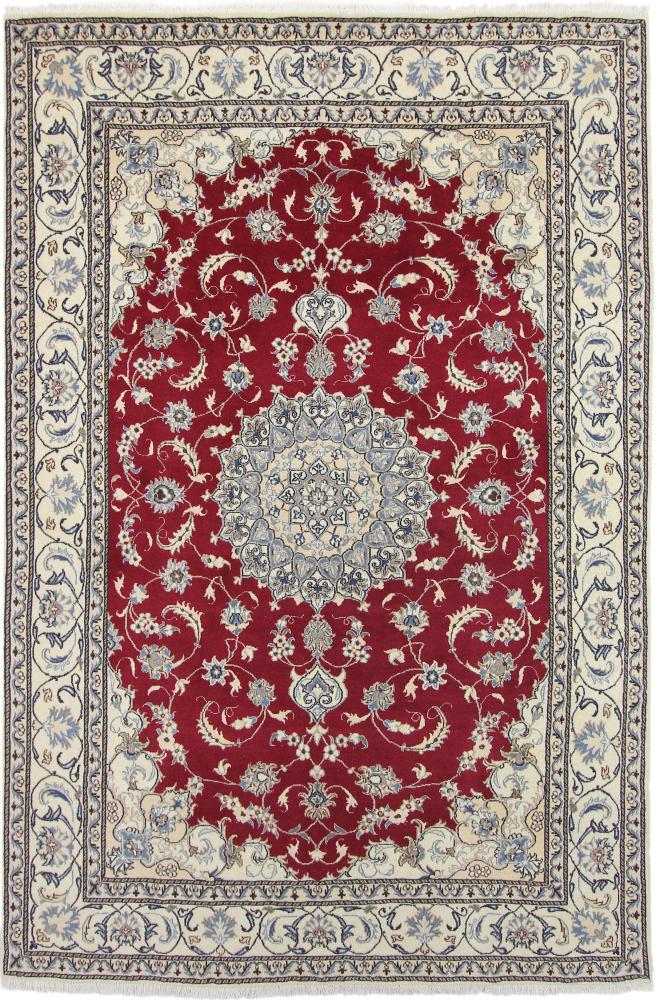 Persian Rug Nain 9'10"x6'7" 9'10"x6'7", Persian Rug Knotted by hand
