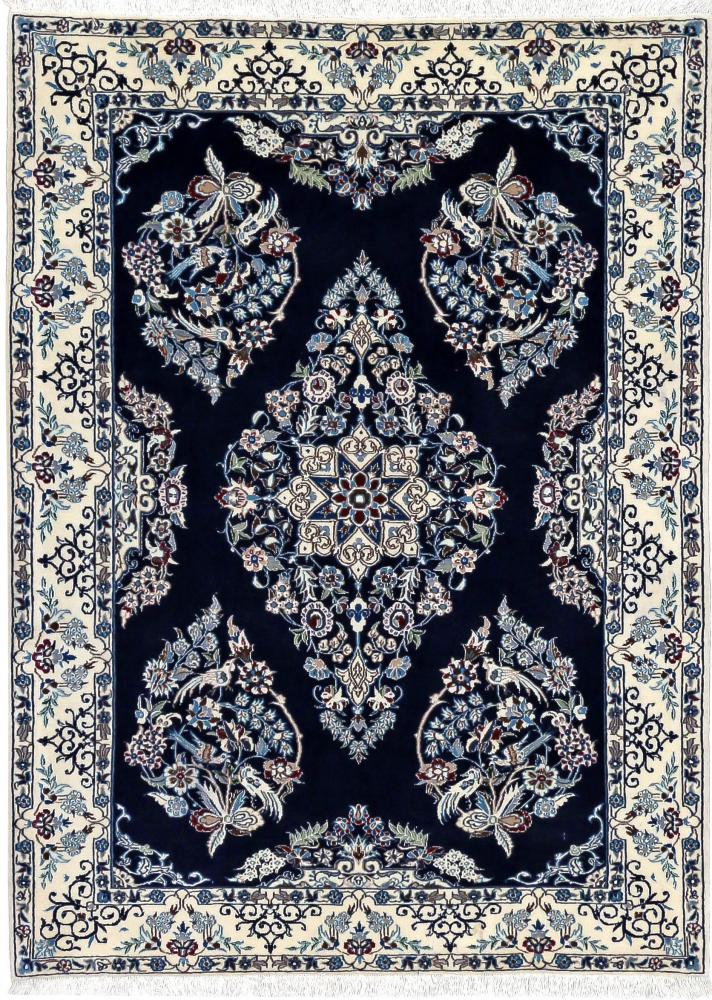Perzisch tapijt Nain 6La 4'8"x3'4" 4'8"x3'4", Perzisch tapijt Handgeknoopte