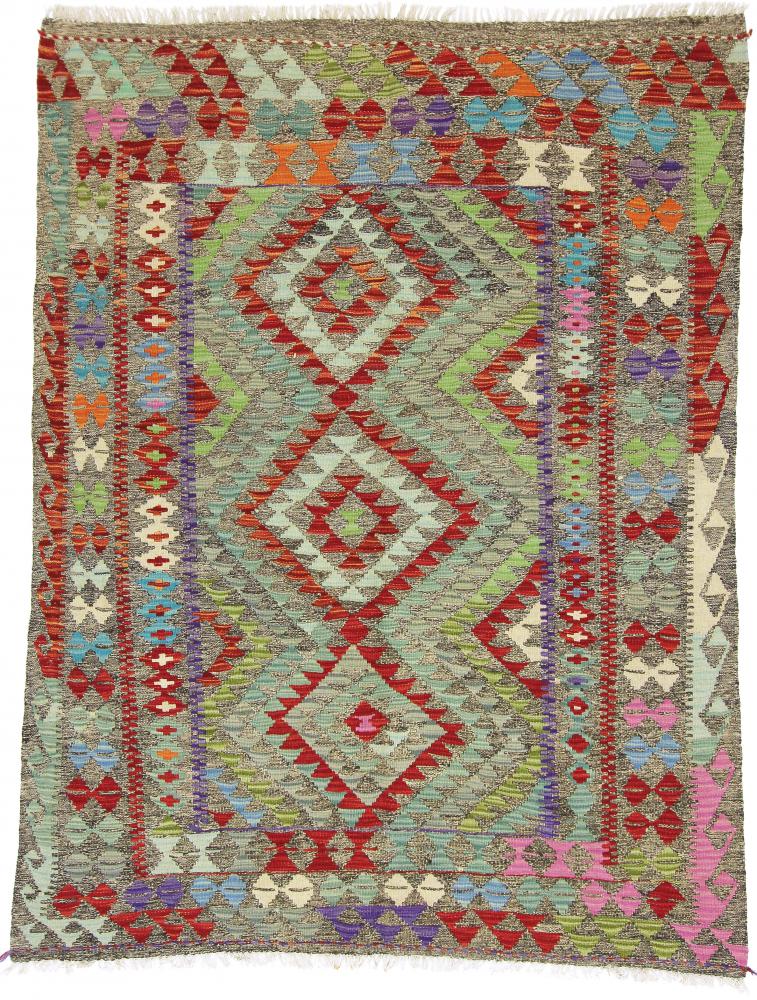 Afghan rug Kilim Afghan Heritage 6'4"x4'9" 6'4"x4'9", Persian Rug Woven by hand