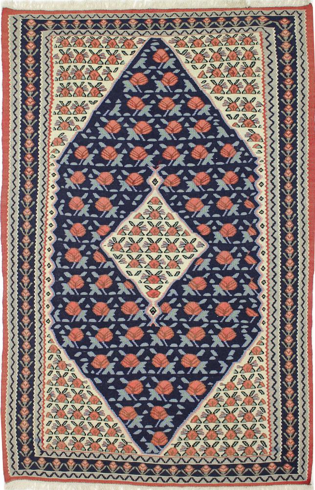 Persisk tæppe Kelim Fars Sanandaj 165x108 165x108, Persisk tæppe Håndvævet