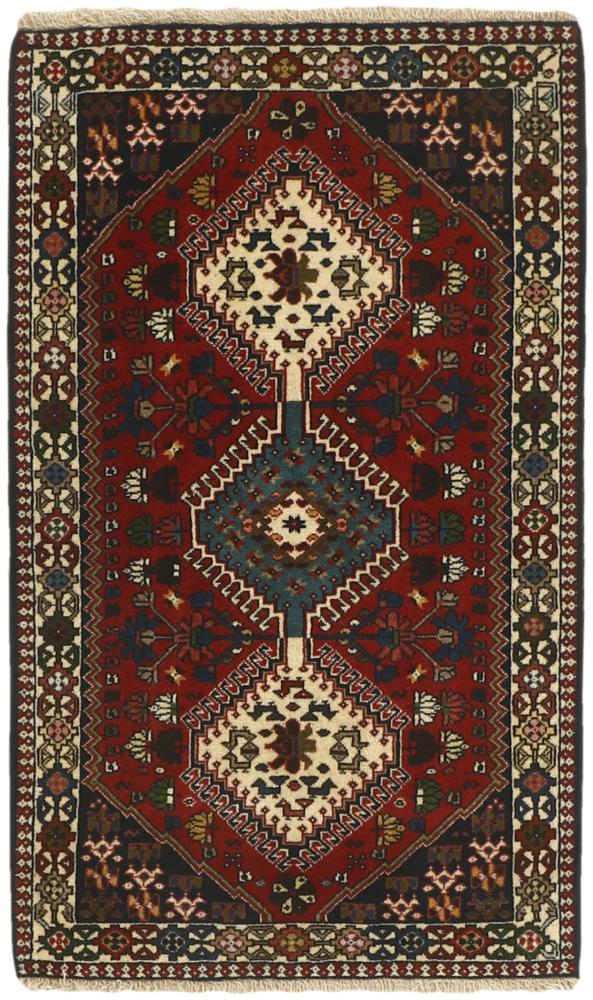 Perzisch tapijt Yalameh 4'4"x2'7" 4'4"x2'7", Perzisch tapijt Handgeknoopte