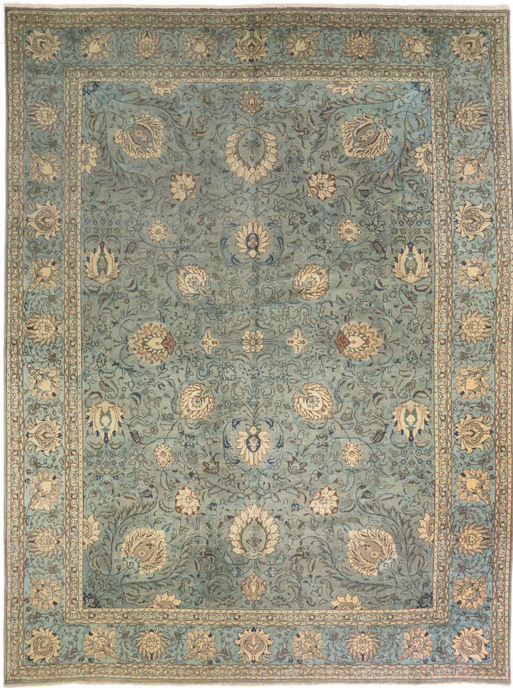 Persisk teppe Vintage Tabriz 405x308 405x308, Persisk teppe Knyttet for hånd