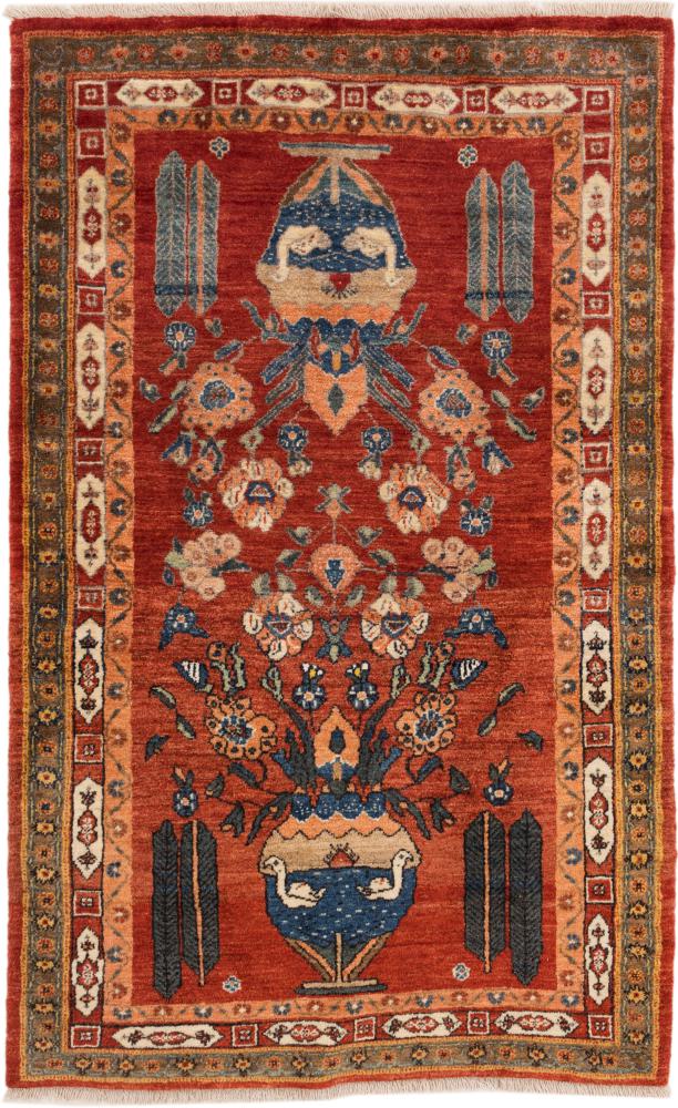 Persian Rug Persian Gabbeh Loribaft 5'9"x3'7" 5'9"x3'7", Persian Rug Knotted by hand