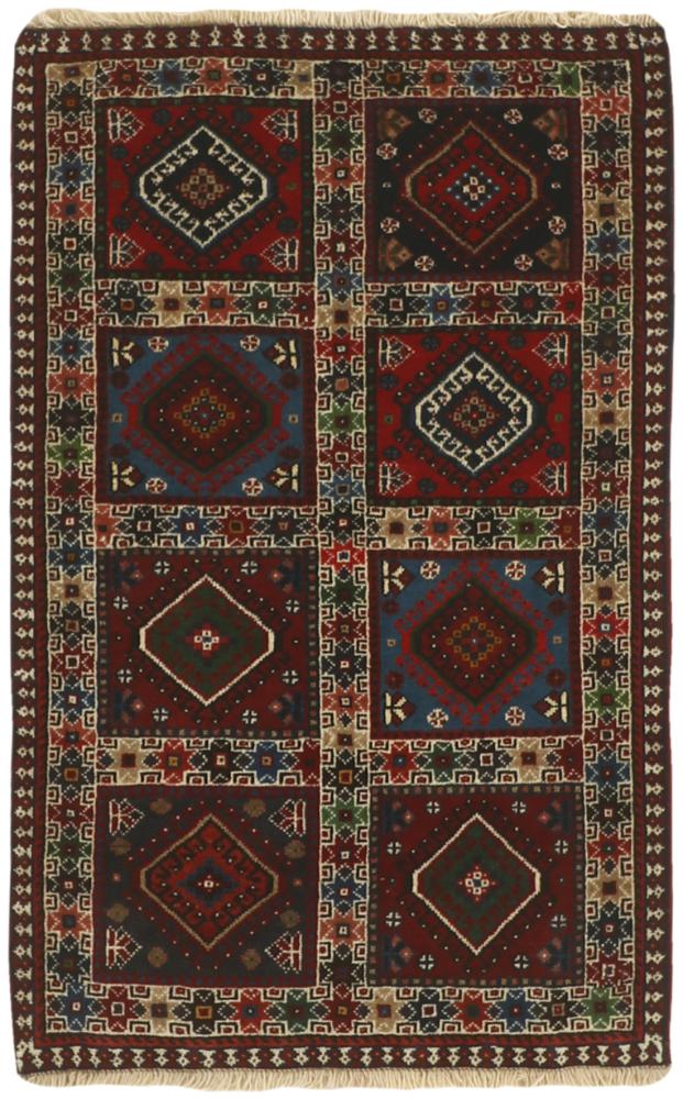 Tapis persan Yalameh 97x63 97x63, Tapis persan Noué à la main