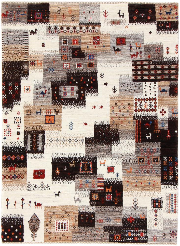 Perzisch tapijt Perzisch Gabbeh Loribaft Nowbaft 4'0"x3'0" 4'0"x3'0", Perzisch tapijt Handgeknoopte
