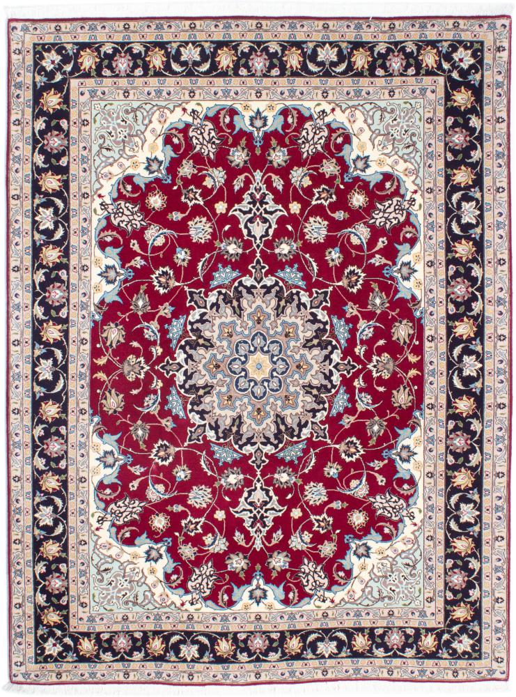 Persian Rug Tabriz 50Raj 6'10"x5'1" 6'10"x5'1", Persian Rug Knotted by hand