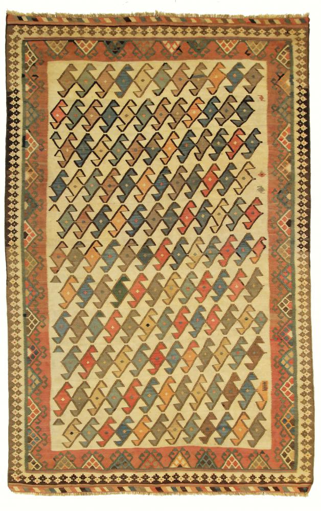Tapete persa Kilim Fars Old Style 247x159 247x159, Tapete persa Tecido à mão