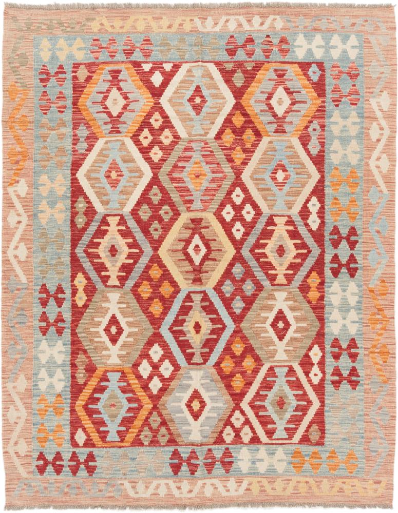 Afghaans tapijt Kilim Afghan 205x164 205x164, Perzisch tapijt Handgeweven