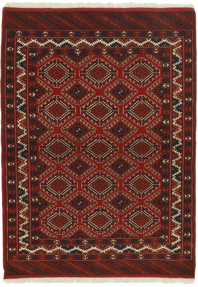 Persisk matta Turkaman 149x105 149x105, Persisk matta Knuten för hand