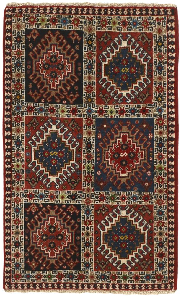 Tapis persan Yalameh 98x59 98x59, Tapis persan Noué à la main