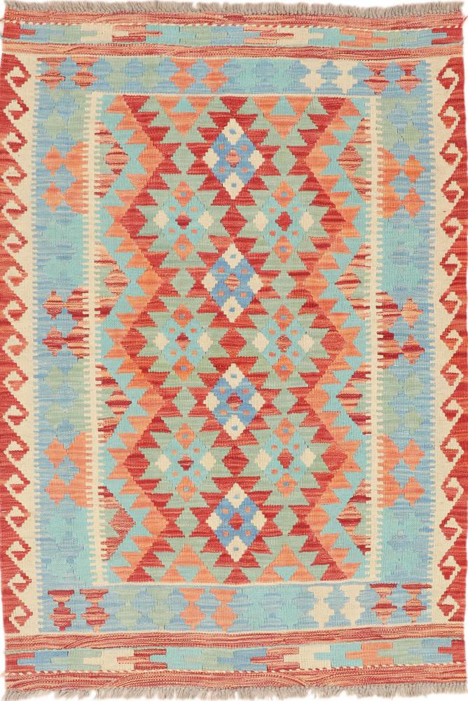 Afghaans tapijt Kilim Afghan Heritage 4'3"x3'2" 4'3"x3'2", Perzisch tapijt Handgeweven