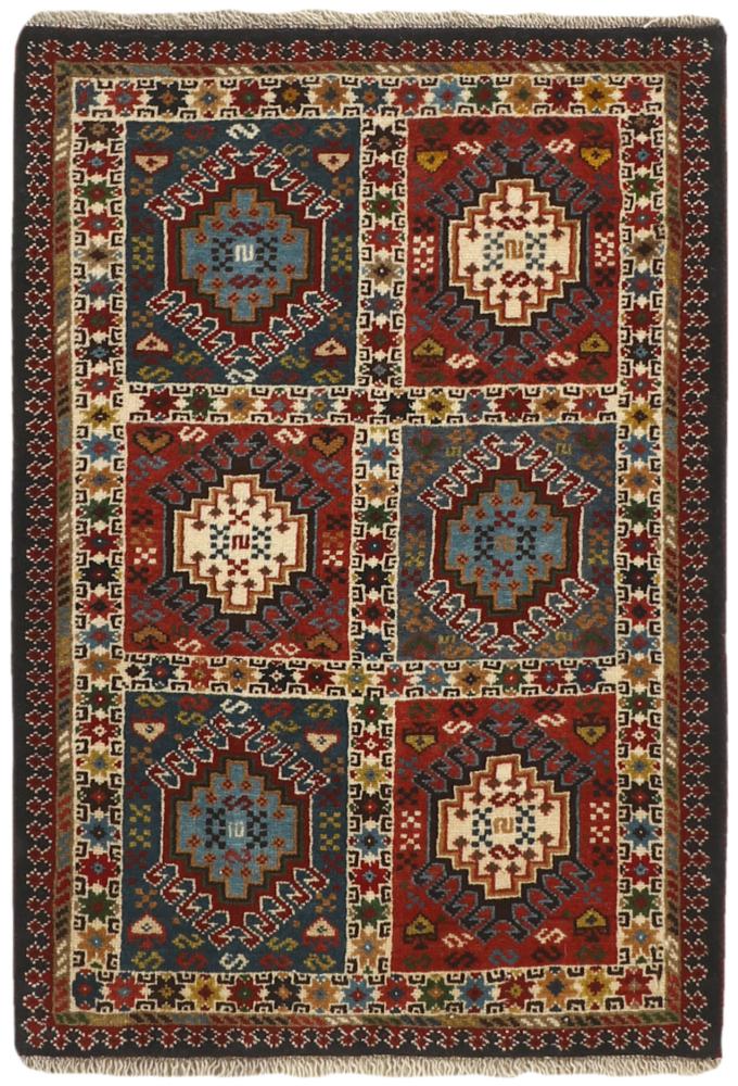  ペルシャ絨毯 ヤラメー 90x62 90x62,  ペルシャ絨毯 手織り