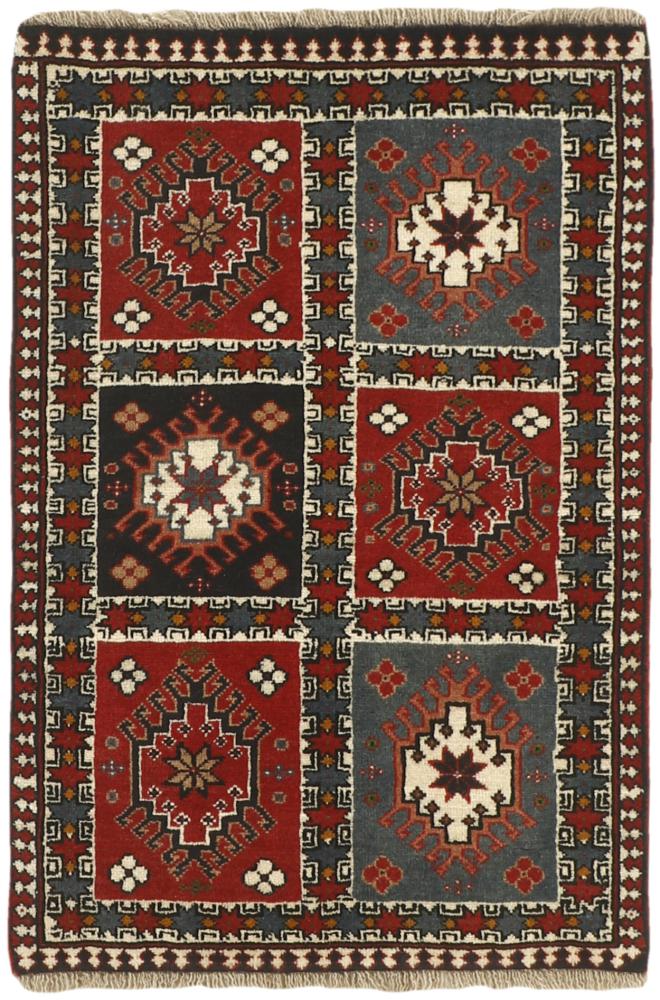 Persialainen matto Yalameh 2'11"x2'1" 2'11"x2'1", Persialainen matto Solmittu käsin