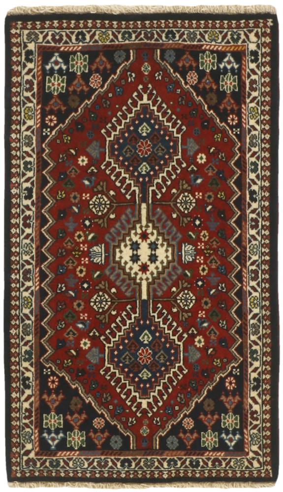 Tapis persan Yalameh 102x62 102x62, Tapis persan Noué à la main