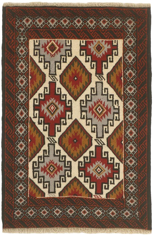Perzisch tapijt Baluch 127x84 127x84, Perzisch tapijt Handgeknoopte