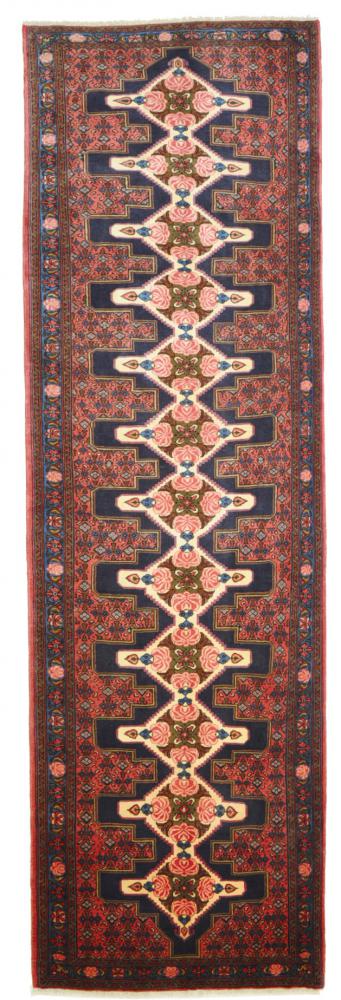 Tapis persan Senneh 11'8"x3'7" 11'8"x3'7", Tapis persan Noué à la main