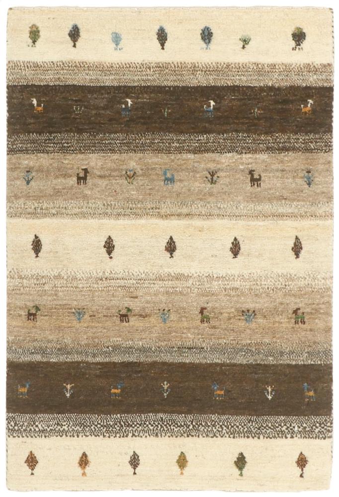 Tapis persan Persan Gabbeh Loribaft 96x66 96x66, Tapis persan Noué à la main