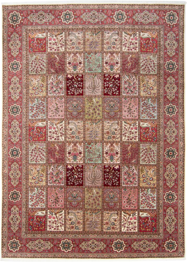Perzsa szőnyeg Tabriz 50Raj 12'11"x9'2" 12'11"x9'2", Perzsa szőnyeg Kézzel csomózva