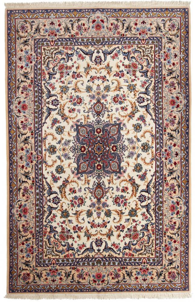 Persian Rug Isfahan Silk Warp 228x146 228x146, Persian Rug Knotted by hand
