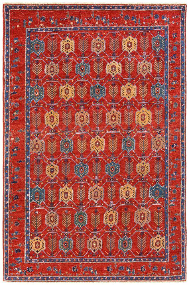 Persian Rug Persian Gabbeh Loribaft 9'9"x6'4" 9'9"x6'4", Persian Rug Knotted by hand