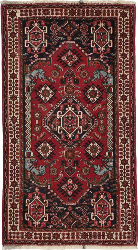 Persian Rug Ghashghai 4'8"x2'6" 4'8"x2'6", Persian Rug Knotted by hand