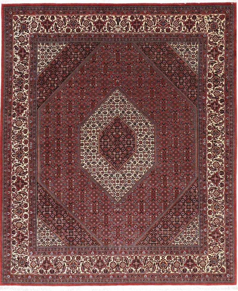 Tapis persan Bidjar Tekab 7'11"x6'8" 7'11"x6'8", Tapis persan Noué à la main