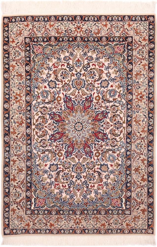 Persialainen matto Isfahan Silkkiloimi 164x113 164x113, Persialainen matto Solmittu käsin