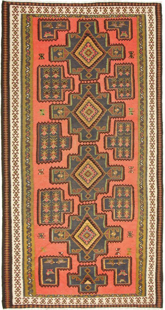 Persian Rug Kilim Fars Azerbaijan Antique 11'10"x6'4" 11'10"x6'4", Persian Rug Woven by hand