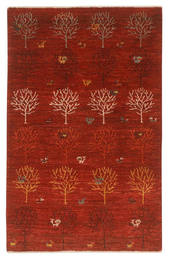 Perzsa szőnyeg Perzsa Gabbeh Loribaft 4'2"x2'7" 4'2"x2'7", Perzsa szőnyeg Kézzel csomózva