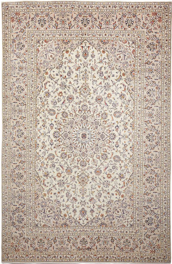 Persian Rug Keshan 9'11"x7'1" 9'11"x7'1", Persian Rug Knotted by hand