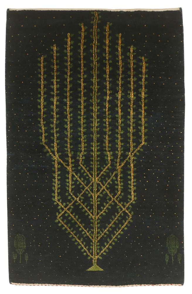 Tapis persan Persan Gabbeh Loribaft 125x79 125x79, Tapis persan Noué à la main