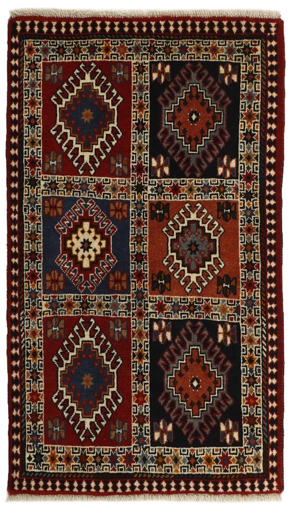  ペルシャ絨毯 ヤラメー 102x60 102x60,  ペルシャ絨毯 手織り
