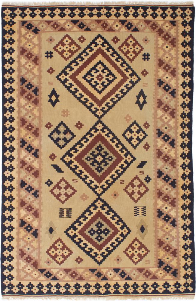  ペルシャ絨毯 キリム Fars 215x139 215x139,  ペルシャ絨毯 手織り