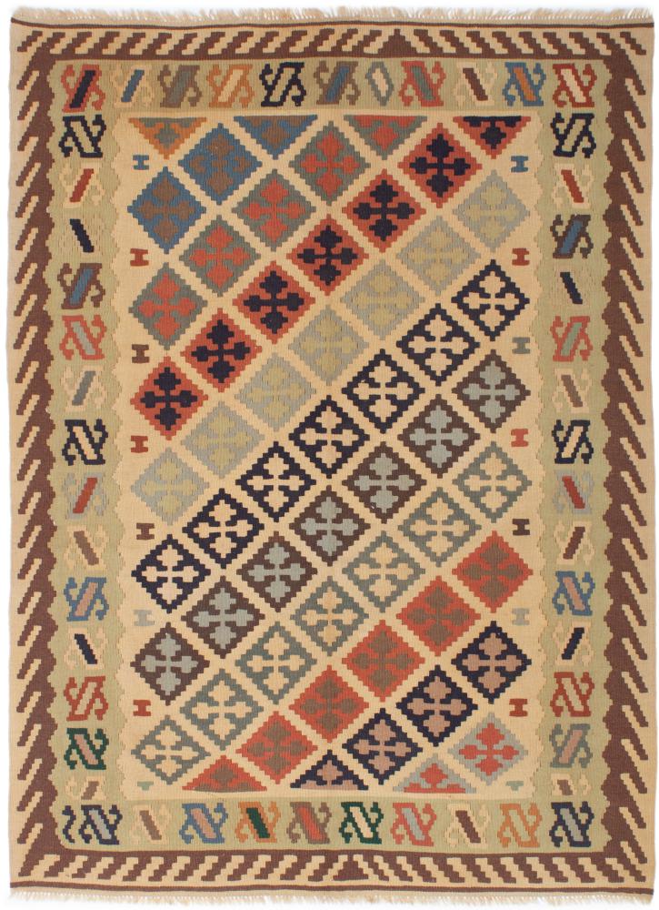 Persisk matta Kilim Fars 201x148 201x148, Persisk matta handvävd 