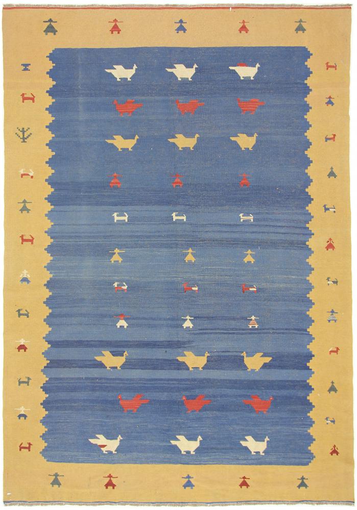 Perzisch tapijt Kilim Fars Azerbeidzjan Antiek 298x211 298x211, Perzisch tapijt Handgeweven