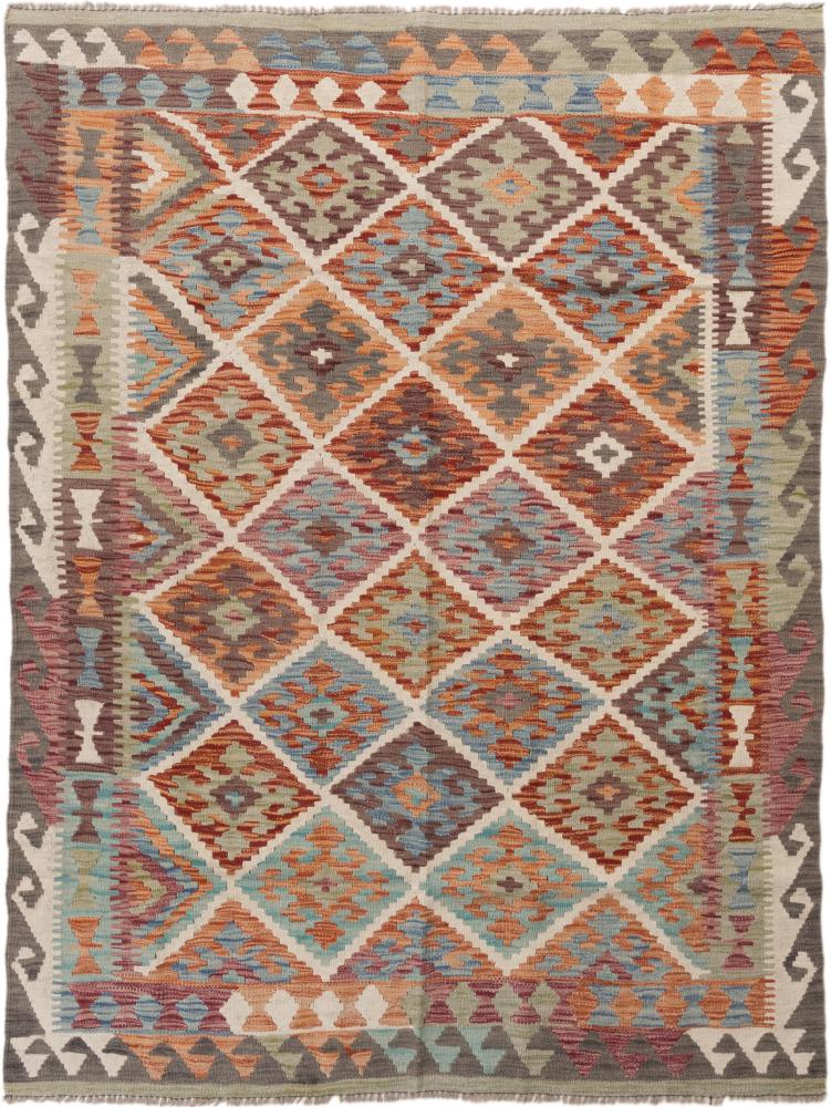 Dywan afgański Kilim Afghan 194x148 194x148, Dywan perski Ręcznie tkane