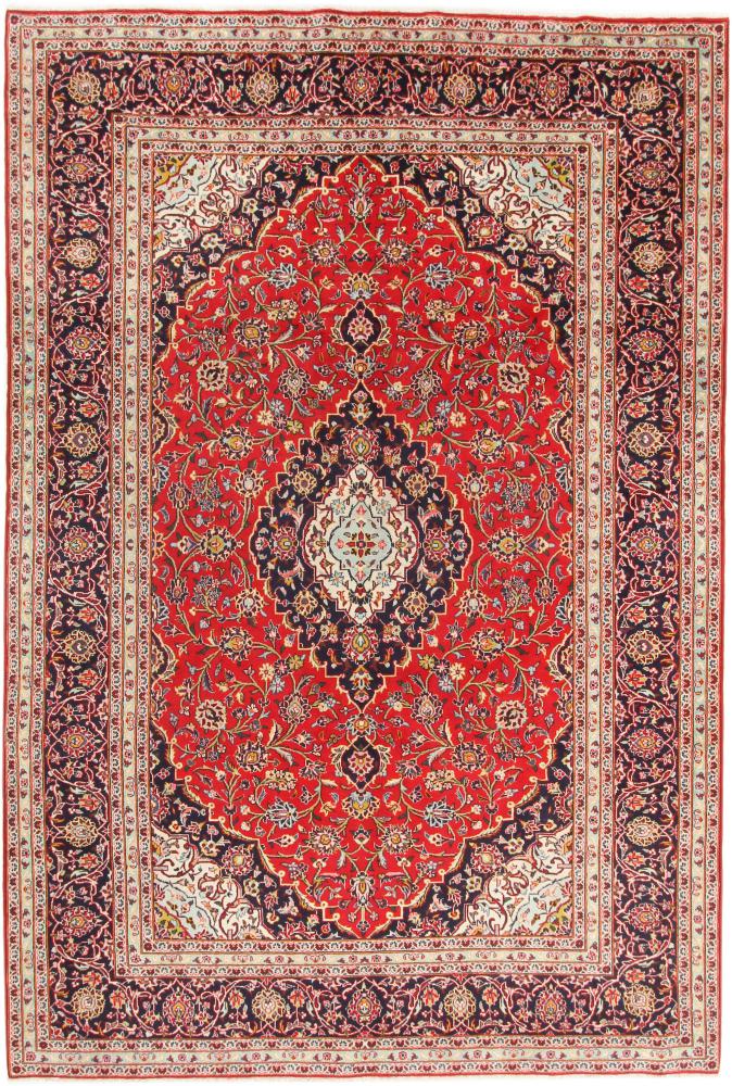 Tapis persan Kashan 300x201 300x201, Tapis persan Noué à la main